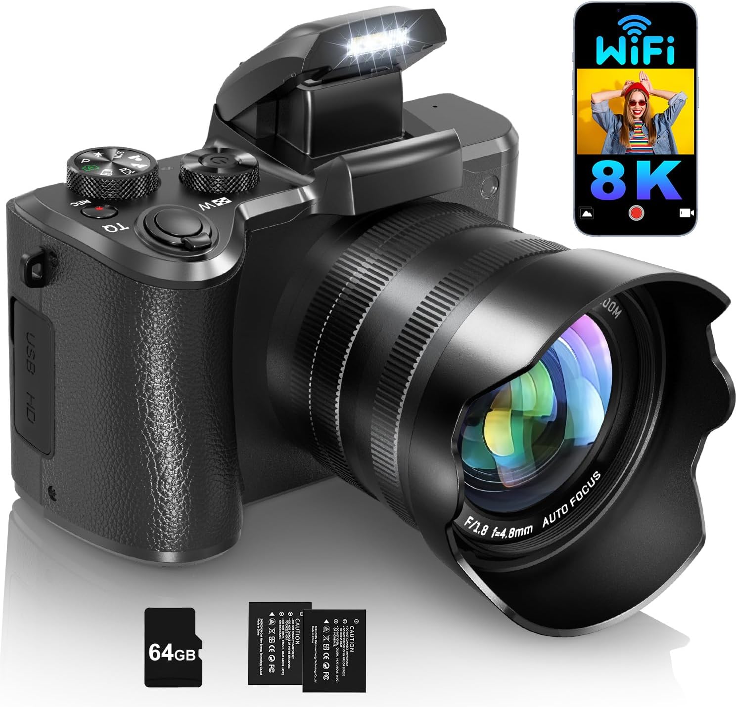 Canon EOS R6 Mark II Mirrorless Camera RF24-105mm f/4L IS USM Lens Kit – Black